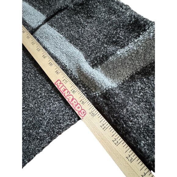 Clio Womens Hooded Cardigan Large Striped Button Up Long Sleeve Sweater Winter - Picture 4 of 5